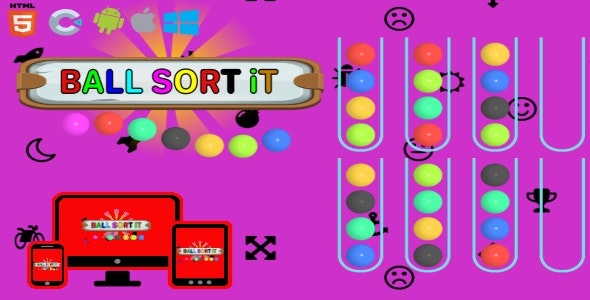 Ball Sort İt – HTML5 Game