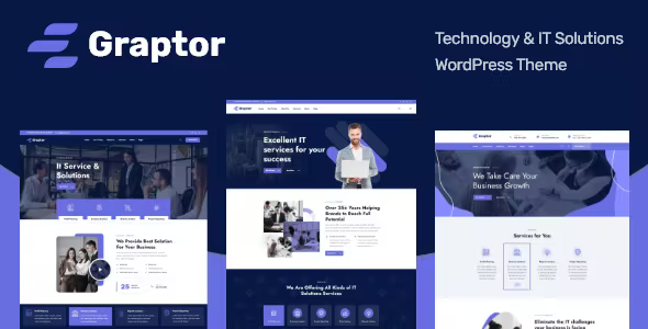 Graptor – Technology  IT Solutions WordPress Theme