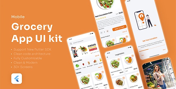 The Flutter Grocery App || Grocery App Template