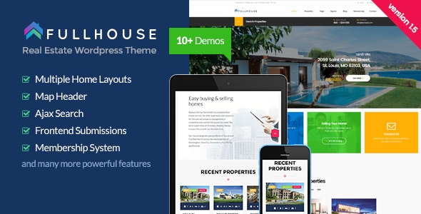 FullHouse – Real Estate Responsive WordPress Theme 2.0