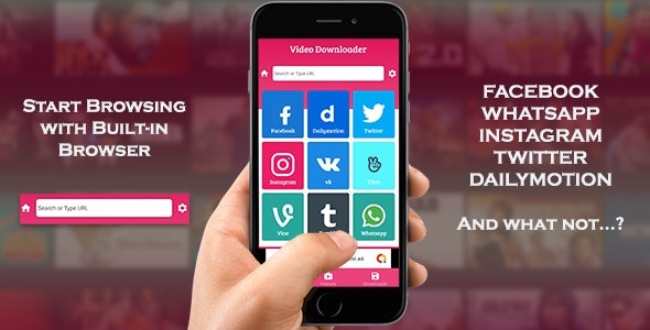 Video Downloader with Browser | Google AdMob