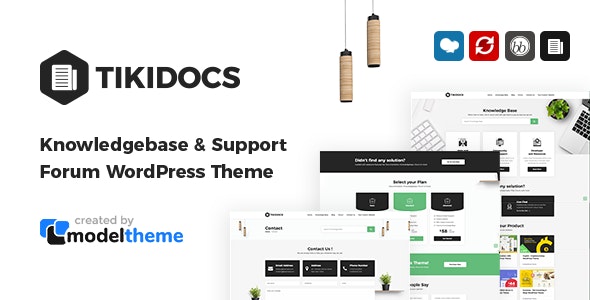 Tikidocs – Knowledgebase & Support Forum WordPress Theme + RTL