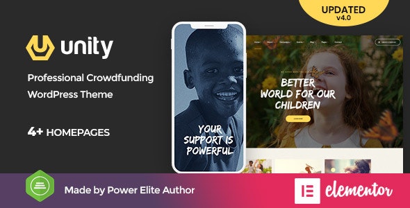 Unity – WordPress Crowdfunding Theme