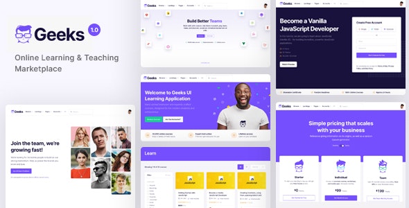 Geeks – Online Learning Marketplace WordPress Theme 1.2.17