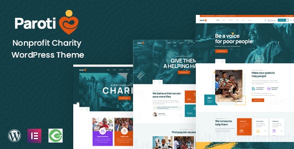 Paroti – Nonprofit Charity WordPress Theme