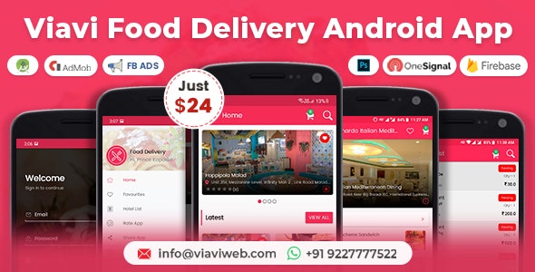 Viavi Food Delivery Android App