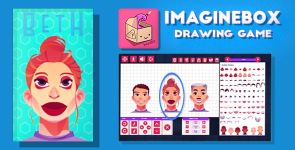 ImagineBOX – Drawing and Kid game – HTML5 – Construct 3 – C3