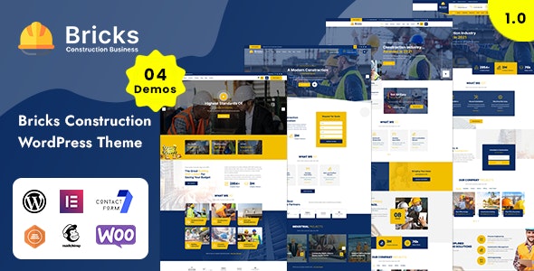 Bricks, Construction WordPress Theme