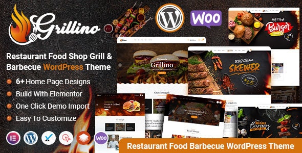 Grillino – Grill  Restaurant WordPress Theme