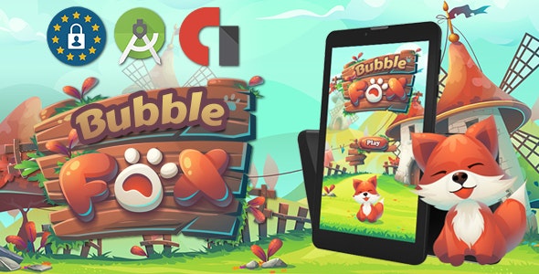 Bubble Fox Shooter ( Android Stutoi + admob Banner  interstitiel )