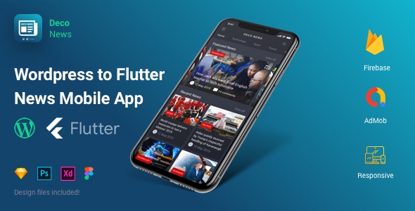 Deco News – Flutter Mobile App for WordPress