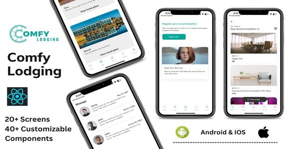 Comfy Lodging – Rental Properties Application like Airbnb