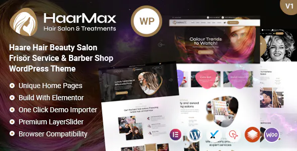 HaarMax – Barber And Salon WordPress Theme