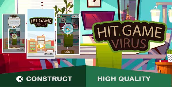 Virus Hit Game – HTML5 Game (capx)