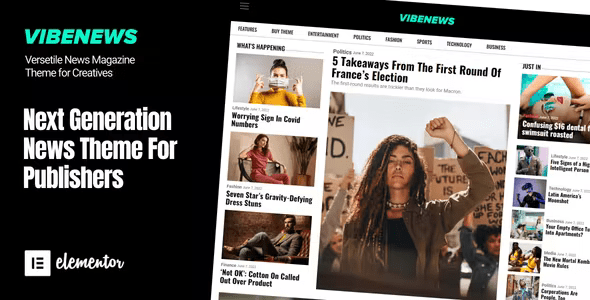 Vibenews – Digital News Magazine Theme