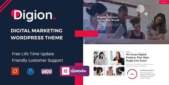 Digion – Online Digital Marketing WordPress Theme 1.0.9