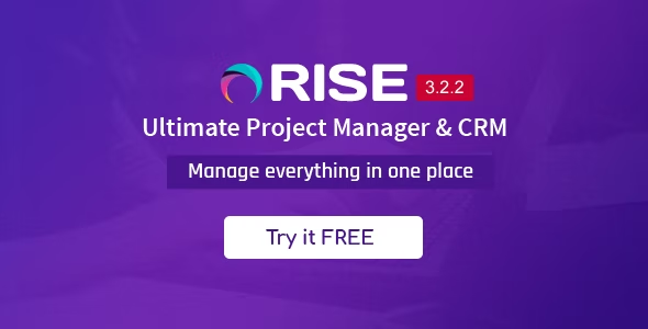 RISE – Ultimate Project Manager CRM 3.6