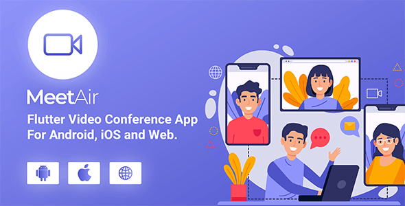 MeetAir – iOS and Android Video Conference App for Live Class, Meeting, Webinar, Online Training 1.2.0