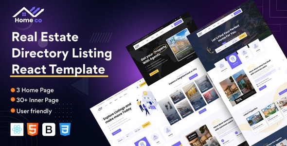 Homeco – Real Estate React Template