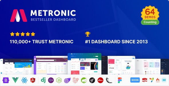 Metronic | Tailwind, Bootstrap, React, Vue, Angular, Asp.Net & Laravel Admin Dashboard HTML Template