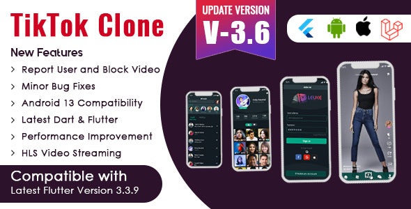 Flutter – TikTok Clone | Triller Clone & Short Video Streaming Mobile App for Android & iOS 4.1