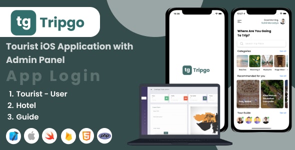 TripGo – Tourist iOS App With Admin Panel