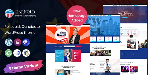 Harnold – Political WordPress Theme 1.0.6