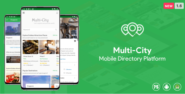 Multi-City ( Directory Android App with Unlimited Cities )