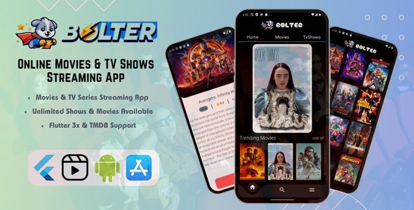 Bolter v1.0 – Your Gateway to Stream Your Favorites | Android  iOS