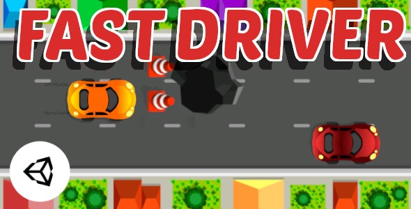 Fast Drive Car Game | Unity Project for Android and iOS