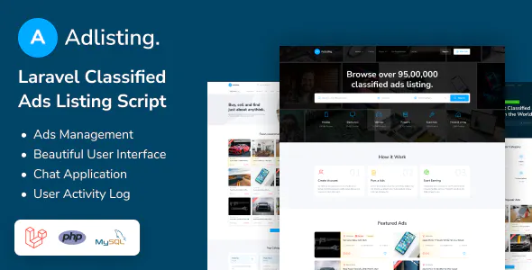 Adlisting – Buy Sell Classified Ads Marketplace Laravel Script