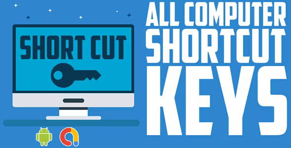 computer shortcut keys app |Software Shortcut Keys| All in One Shortcut’s| Android app |Admob ads