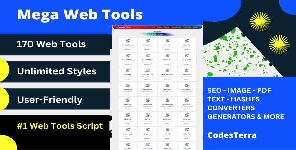 Mega Web Tools – An Ultimate Multi Tool Website Script