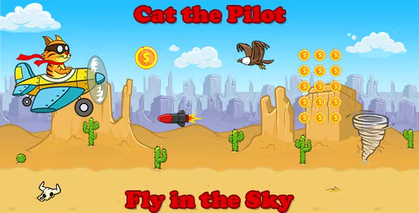 Cat the Pilot: Fly in the Sky (PC & Mobile)