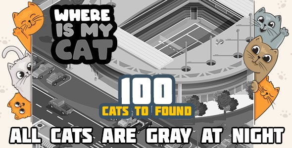 Where is my cat – Construct3  HTML5