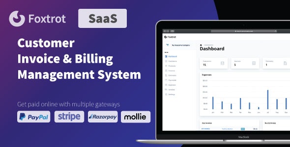 Foxtrot SaaS – Customer, Invoice and Expense Management System 1.0.8