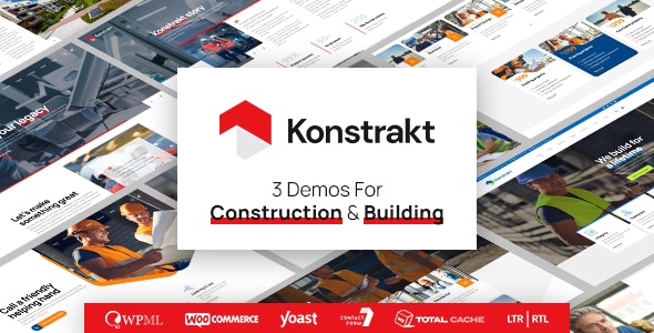 Konstrakt – WordPress Theme for Construction