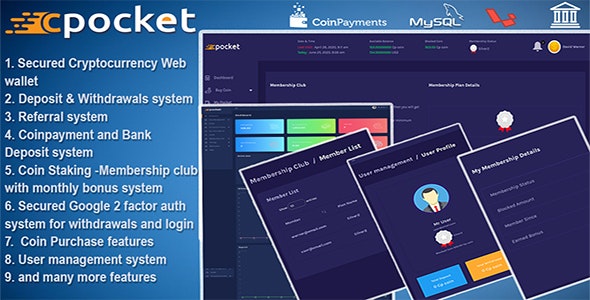 Cpocket – Best Cryptocurrency Web Wallet – Crypto Wallet 2.5