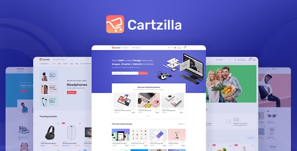 Cartzilla – Digital Marketplace & Grocery Store WordPress Theme 1.0.42