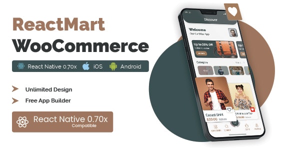 ReactMart WooCommerce – ReactNative E-commerce Mobile Application