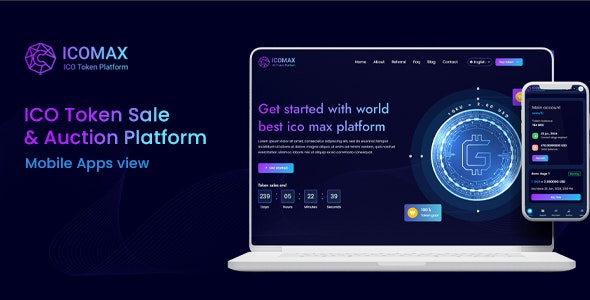 ICOMAX Token Sale  Auction Platform