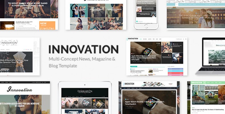 Innovation: Multi-Concept News, Magazine & Blog Theme