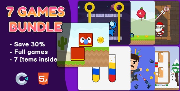 7 Games Bundle #2 – HTML5 Games | Construct 2  3