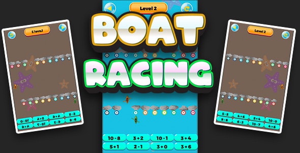 Boat Racing – Cross Platform Math Game