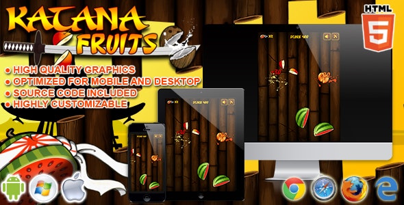 Katana Fruits – HTML5 Game