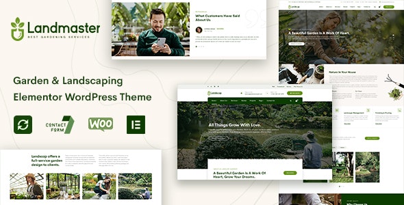 Landmaster – Garden  Landscaping WordPress Theme 1.2