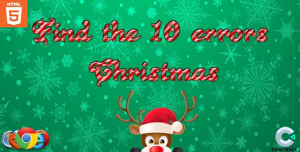 Find 10 errors – CRHISTMAS – HTML5 – Casual Game