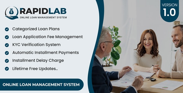 RapidLab – Online Loan Management System