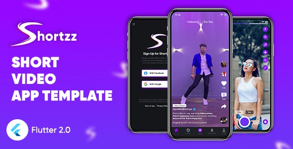 Shortzz : Short Video App Template Flutter | Android | iOS | Tiktok Clone Template