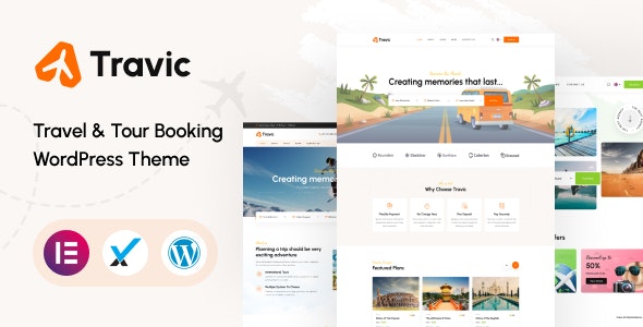 Travic – Tour  Travels Agency WordPress Theme